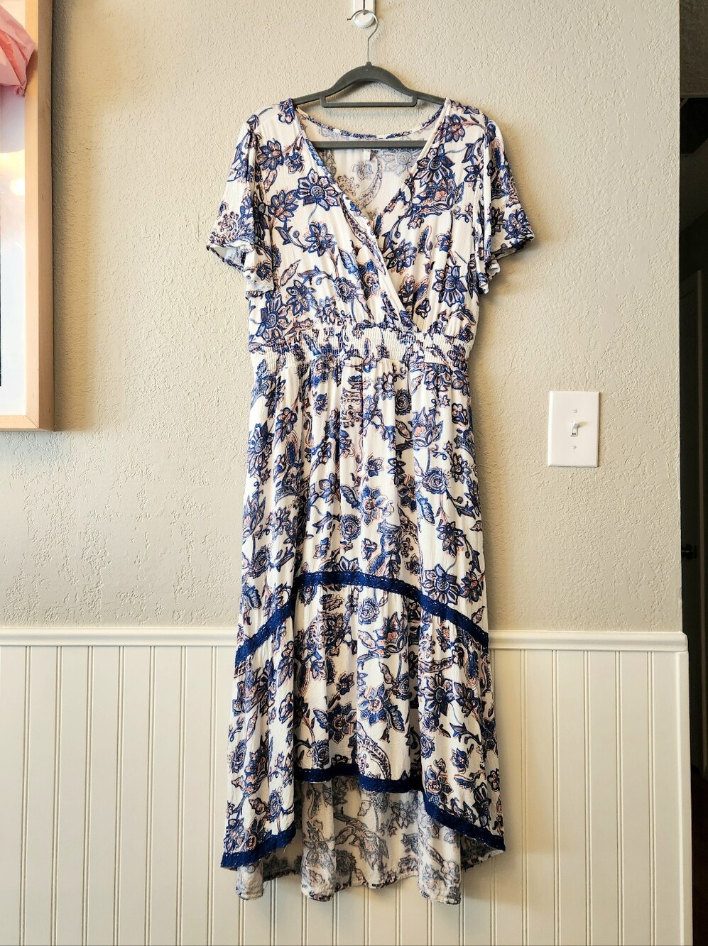 Maurice's Floral Wrap High-Low Dress